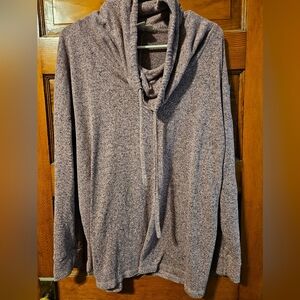 Maternity Heathered Light Purple Sweater